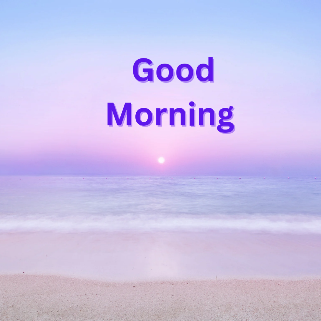 good morning word sunrise nature image